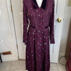 karin stevens long sleeves dress size 14
